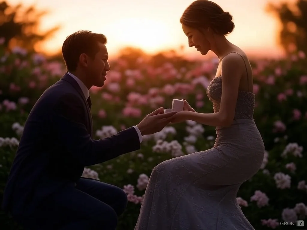 Aさんと結婚する決心をしたのでプロポーズしました。